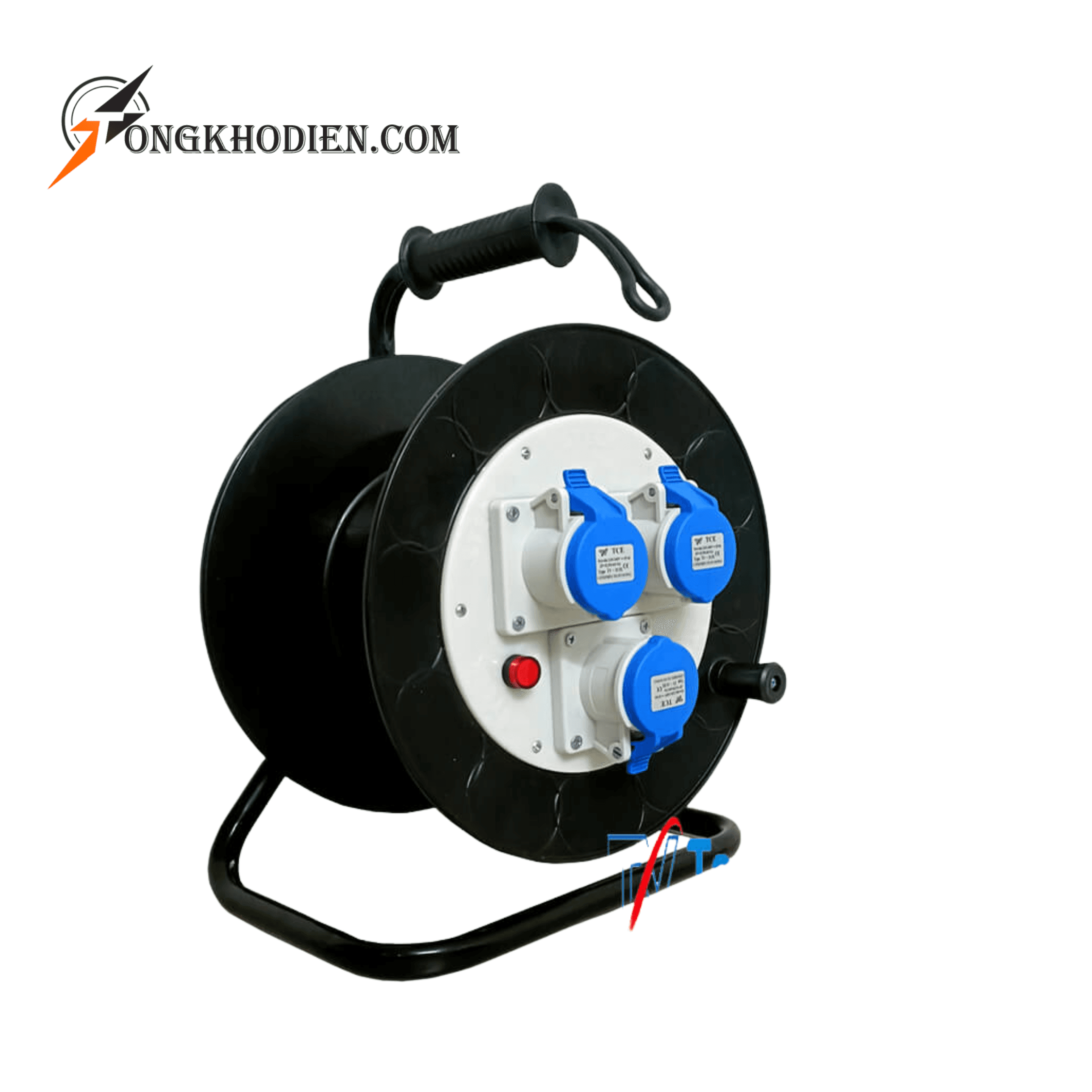 rulo điện ổ cắm quay tay 1 pha 3 ổ cắm công nghiệp rulo điện ổ cắm quay tay 1 pha 3 ổ cắm công nghiệp