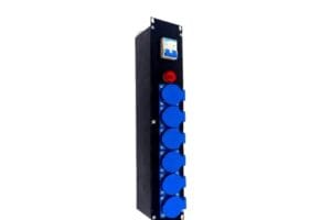 Thanh Nguồn 6 Ổ Cắm Đa Năng Kèm Aptomat 3 Thanh nguồn 6 ổ cắm đa năng TV 62TN1 tích hợp aptomat 63A và vỏ sắt sơn tĩnh điện chắc chắn.