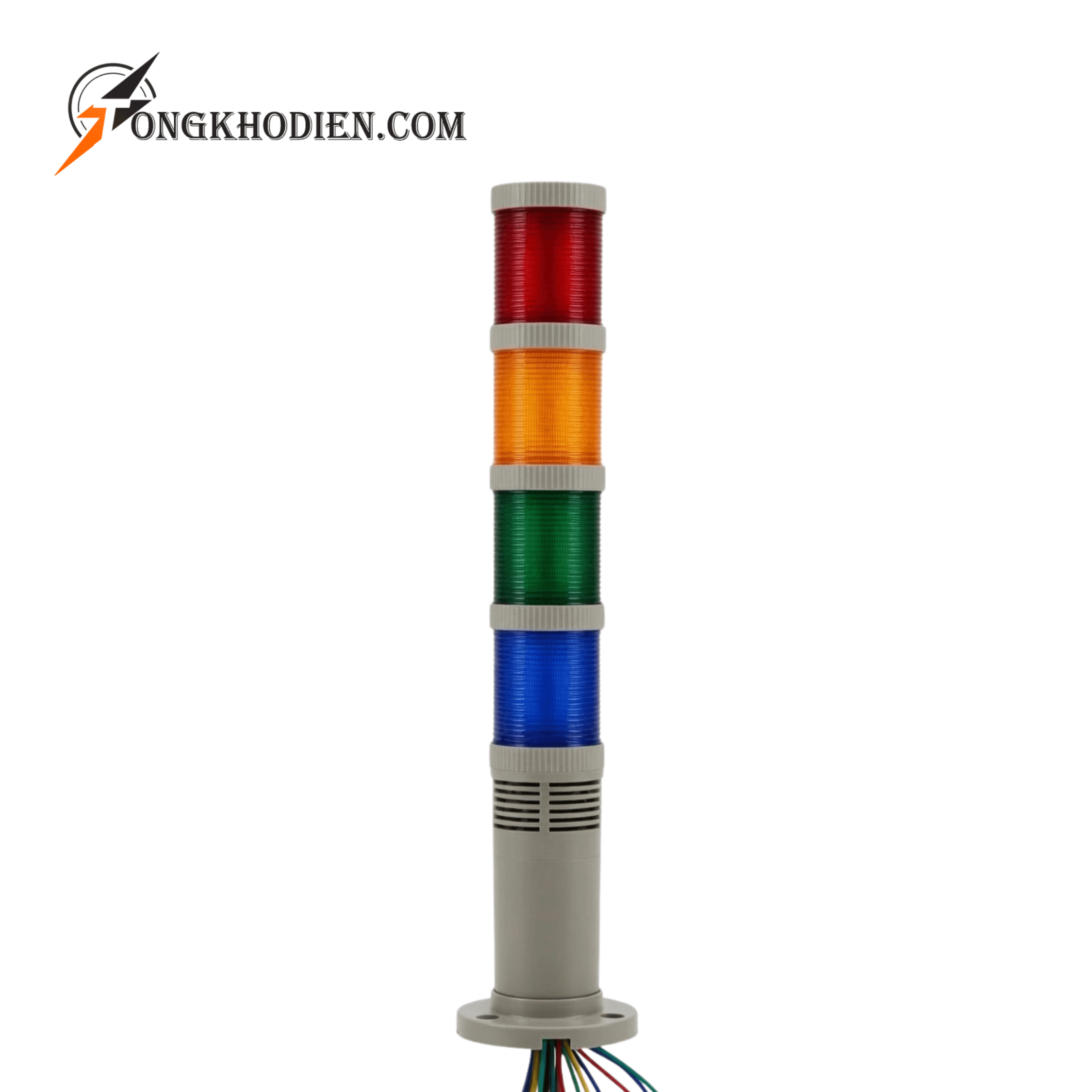 Đèn tháp 4 tầng báo hiệu LED 12-24V Đèn tháp 4 tầng báo hiệu LED 12-24V