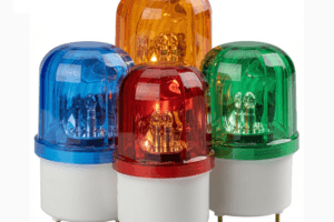 Đèn Xoay Báo Hiệu Không Còi 220V Chính Hãng, Độ Sáng Cao 4 Đèn Xoay Báo Hiệu Có Còi 24V