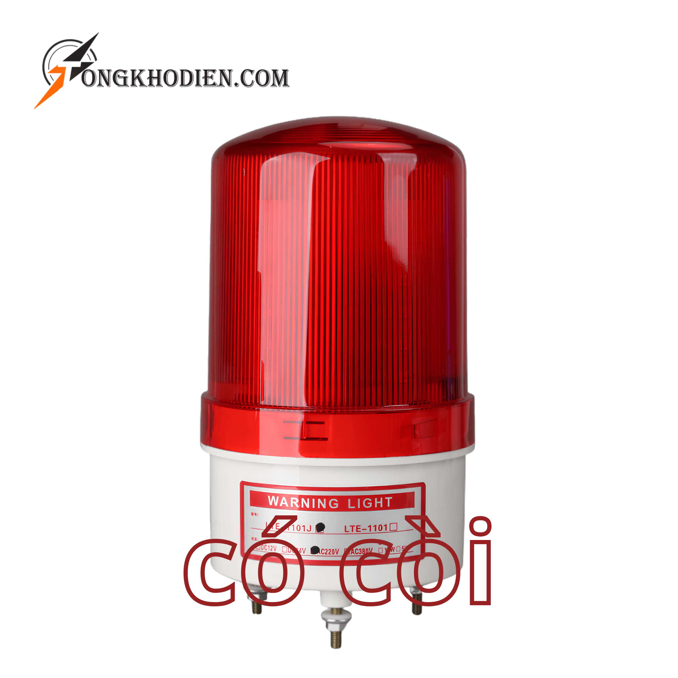 Đèn Xoay Báo Hiệu Có Còi 24V Đèn Xoay Báo Hiệu Có Còi 24V