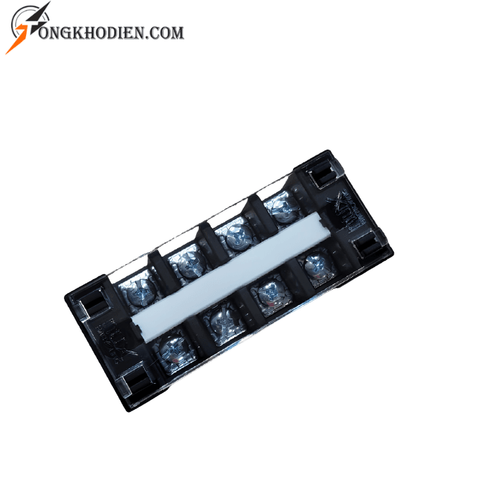 cau-dau-dien-4-cuc-200a-04 Cầu đấu điện 4 cực 200A lắp đặt cố định, đấu nối chắc chắn, sử dụng cho tủ điện và hệ thống phân phối điện.