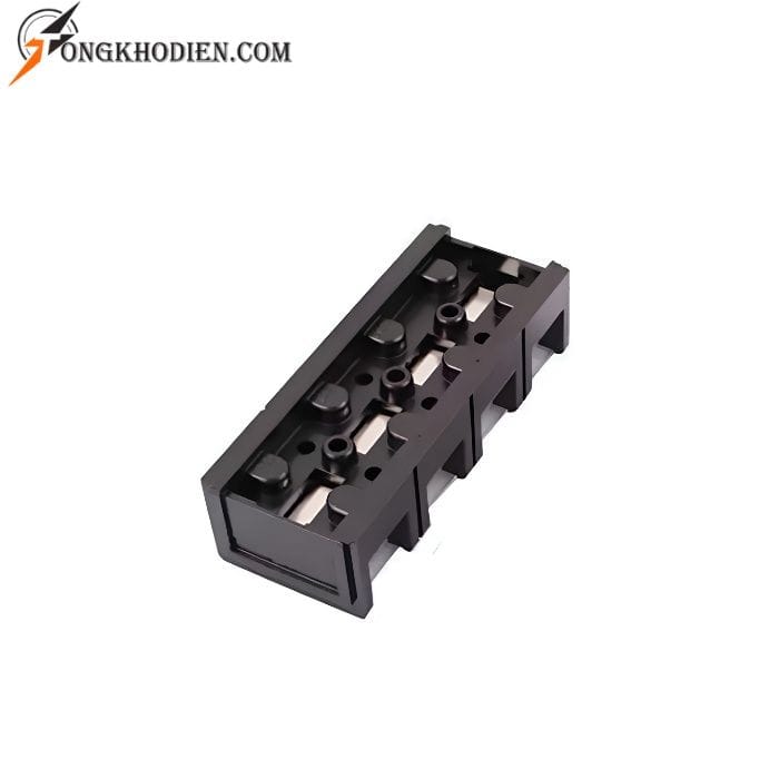 cau-dau-dien-4-cuc-45a-2 Cầu đấu điện 4 cực 45A kết nối dây dẫn an toàn, chịu tải ổn định cho tủ điện và hệ thống điện dân dụng.