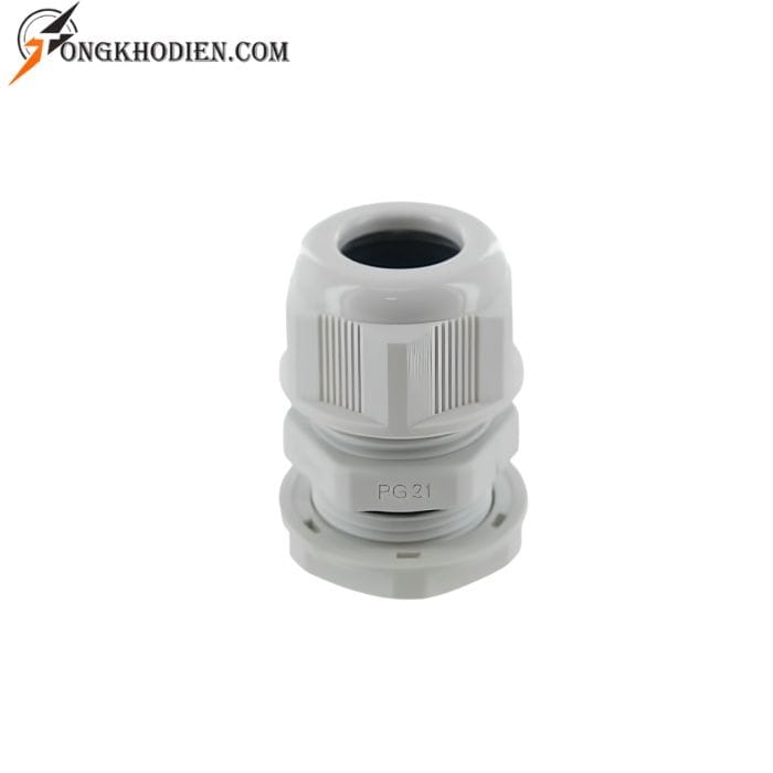 oc-siet-cap-pg21-phi28-4 Ốc siết cáp PG21 phi 28 chuyên dùng cố định cáp điện 13-18mm cho tủ điện và hộp điện.