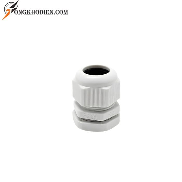 oc-siet-cap-pg25-4 Ốc siết cáp PG 25 dùng cố định và bảo vệ dây cáp điện khỏi bụi, nước và rung động trong quá trình vận hành.