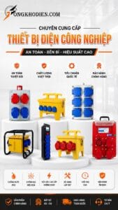 Tủ điện công nghiệp giúp quản lý, phân phối và bảo vệ hệ thống điện an toàn, ổn định cho nhà máy, xưởng sản xuất và công trình kỹ thuật.