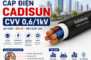 Cáp điện CADI-SUN CXV 0,6/1kV tới 800mm²