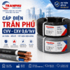 Cáp điện Trần Phú CVV / CXV 0,6/1kV — giá sỉ