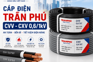 Cáp điện Trần Phú CVV / CXV 0,6/1kV — giá sỉ