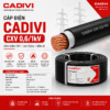 Cáp điện CADIVI CXV 0,6/1kV — giá sỉ cho đại lý