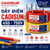 Dây điện CADI-SUN 450/750V — có bản chậm cháy FSN